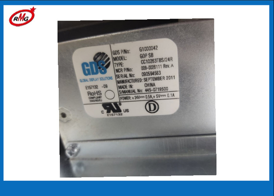 009-0026111 0090026111 ATM 機械部品 NCR SelfServ 66XX GOP UOP 10.4&quot; LCD オペレーター パネル